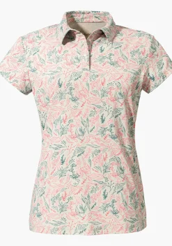 WOMEN SCHÖFFEL <Polo shirt with high freedom of movement rosa