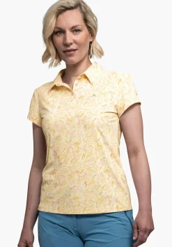 WOMEN SCHÖFFEL <Polo shirt with high freedom of movement rosa