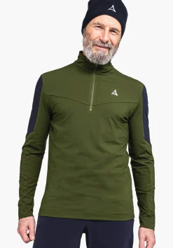 MEN SCHÖFFEL Skiing<Premium longsleeve in the best material blue
