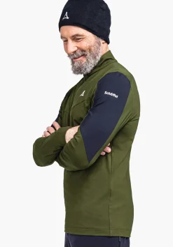 MEN SCHÖFFEL Skiing<Premium longsleeve in the best material blue