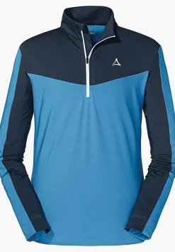 MEN SCHÖFFEL Skiing<Premium longsleeve in the best material blue