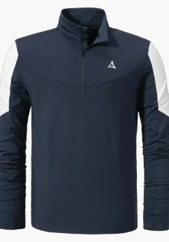 MEN SCHÖFFEL Skiing<Premium longsleeve in the best material blue