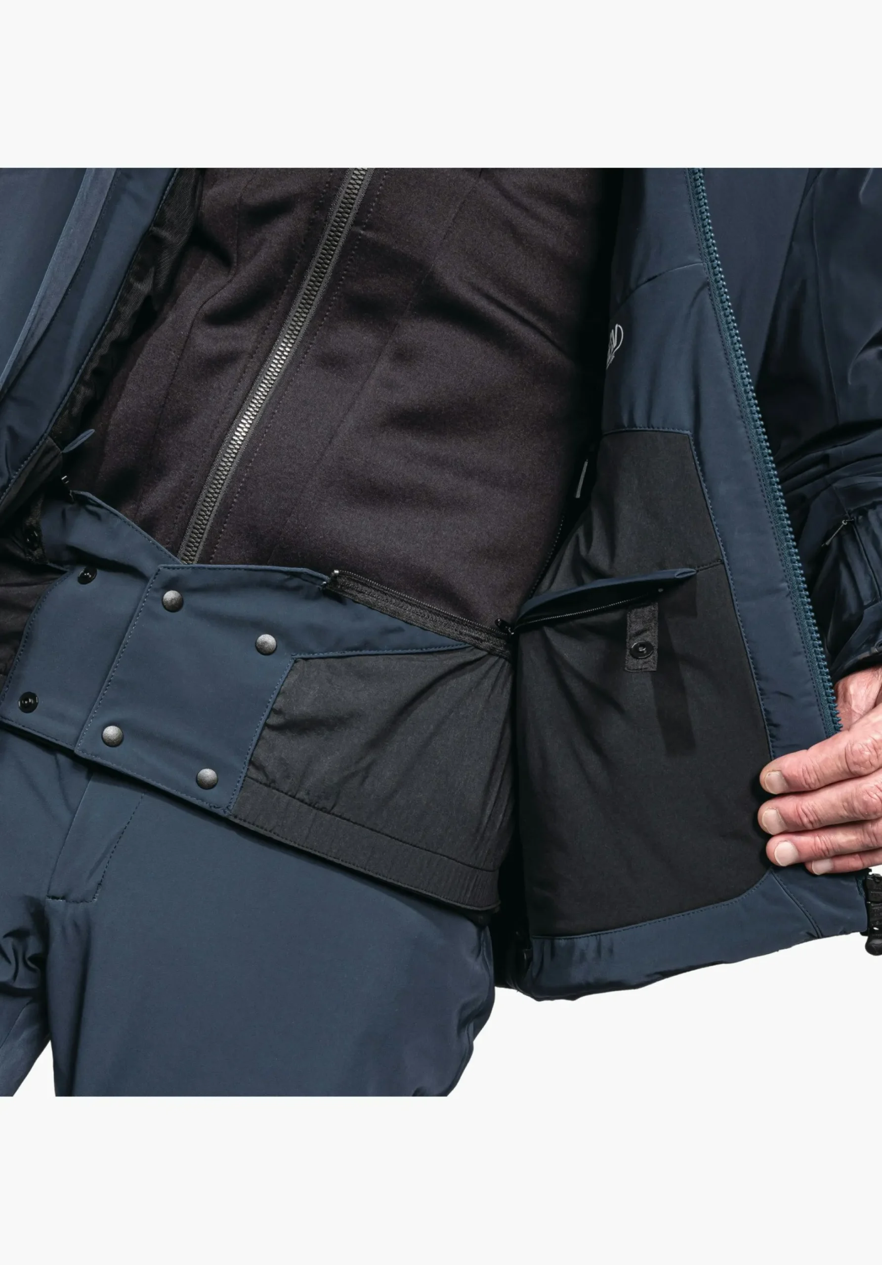 MEN SCHÖFFEL Skiing<Premium ski jacket with smart heat blau