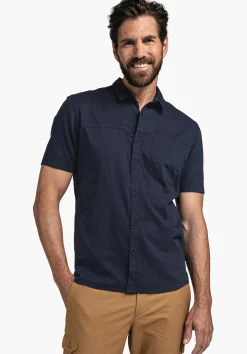 MEN SCHÖFFEL Travel/Leisure<Quick drying casual shirt grün