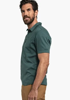 MEN SCHÖFFEL Travel/Leisure<Quick drying casual shirt grün