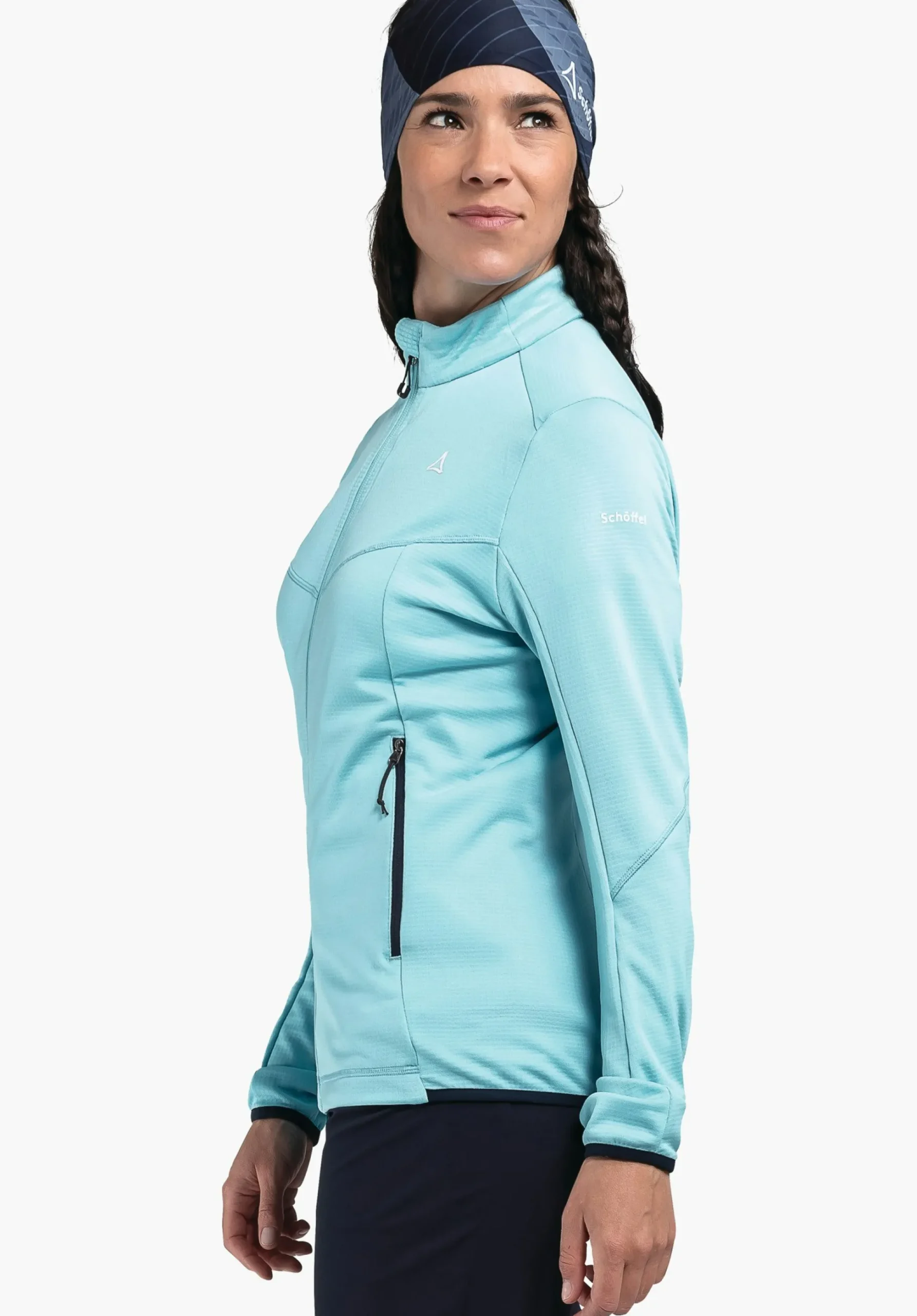WOMEN SCHÖFFEL <Quick drying hiking fleece jacket rot
