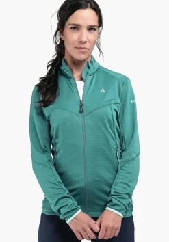 WOMEN SCHÖFFEL <Quick drying hiking fleece jacket rot