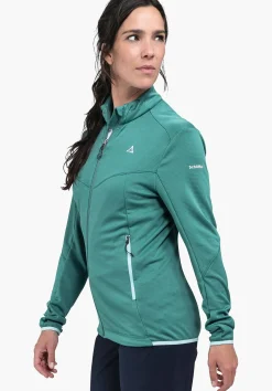 WOMEN SCHÖFFEL <Quick drying hiking fleece jacket rot