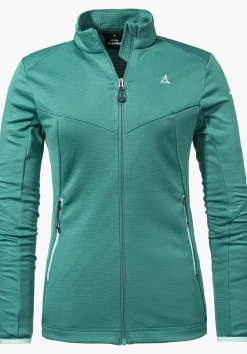 WOMEN SCHÖFFEL <Quick drying hiking fleece jacket rot