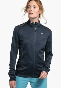 WOMEN SCHÖFFEL <Quick drying hiking fleece jacket rot