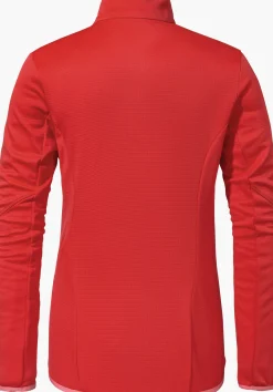 WOMEN SCHÖFFEL <Quick drying hiking fleece jacket rot