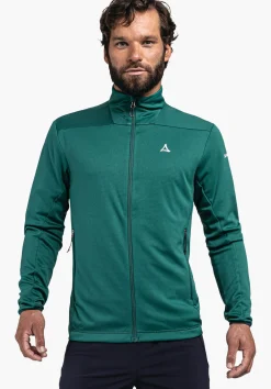 MEN SCHÖFFEL <Quick drying hiking fleece jacket grün