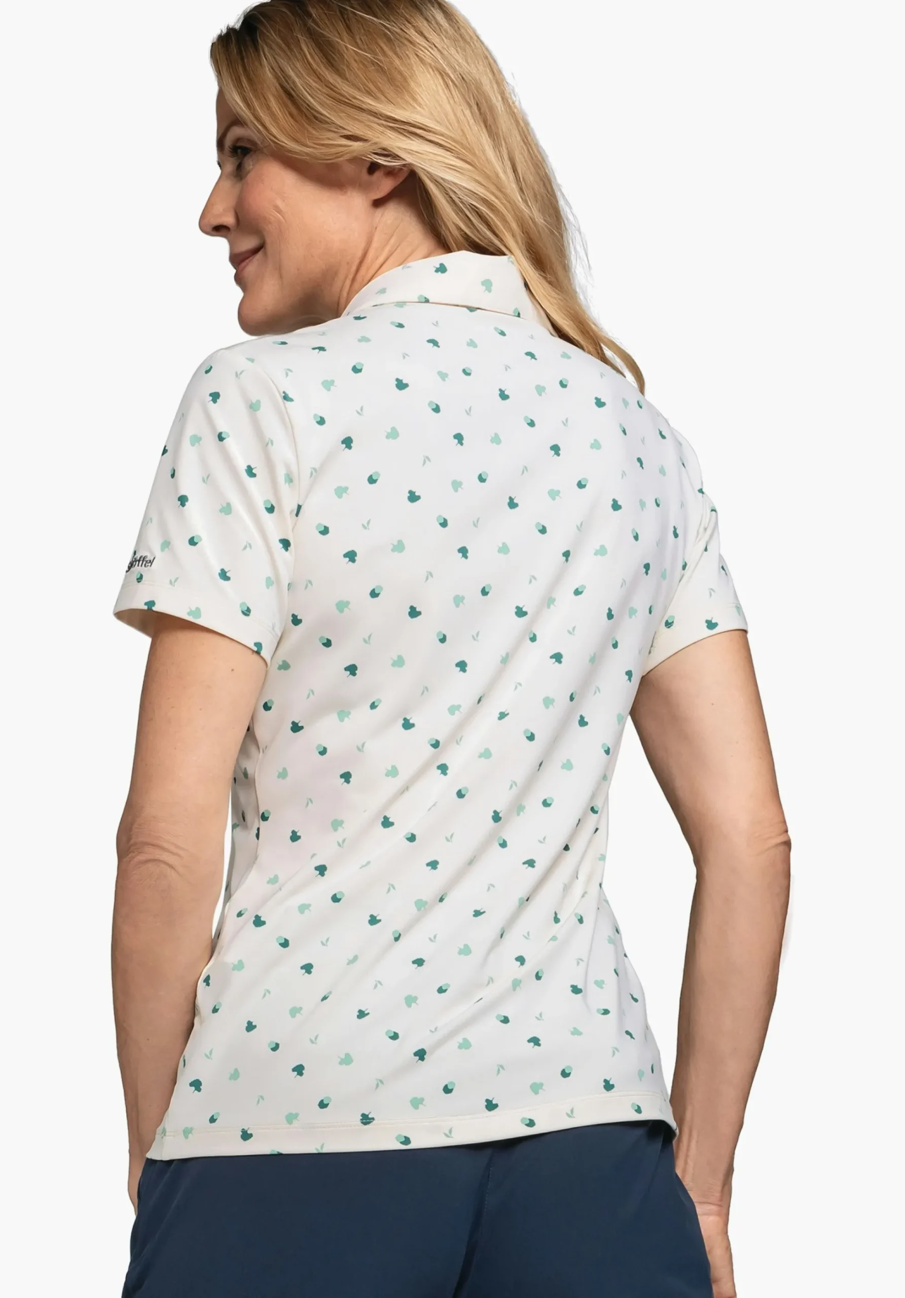 WOMEN SCHÖFFEL Trek & Hike<Quick drying hiking polo shirt white