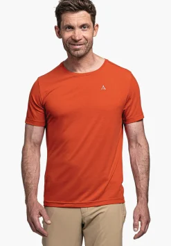 MEN SCHÖFFEL <Quick drying hiking shirt orange
