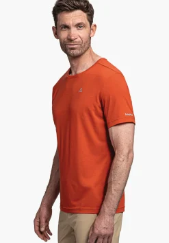MEN SCHÖFFEL <Quick drying hiking shirt orange