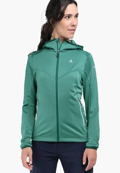 WOMEN SCHÖFFEL <Quick drying hoody for the mountains rosa