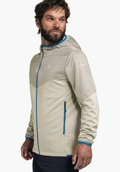 MEN SCHÖFFEL <Quick drying hoody for the mountains orange