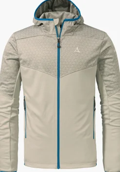 MEN SCHÖFFEL <Quick drying hoody for the mountains orange