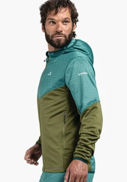 MEN SCHÖFFEL <Quick drying hoody for the mountains orange
