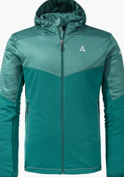 MEN SCHÖFFEL <Quick drying hoody for the mountains orange