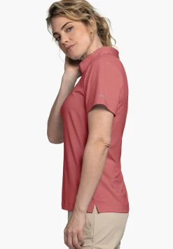 WOMEN SCHÖFFEL <Quick drying polo shirt weiß