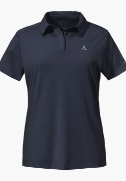 WOMEN SCHÖFFEL <Quick drying polo shirt weiß