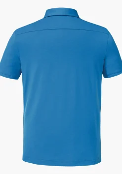 MEN SCHÖFFEL <Quick drying polo shirt orange