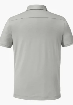 MEN SCHÖFFEL <Quick drying polo shirt orange