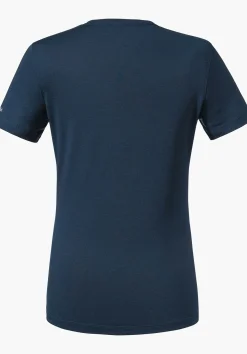 WOMEN SCHÖFFEL Trek & Hike<Quick drying T-shirt with Tencel© blue