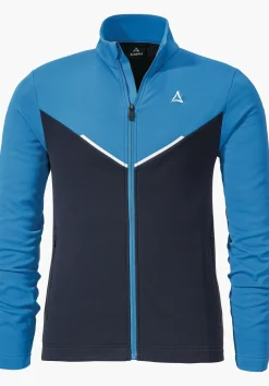 MEN SCHÖFFEL Skiing<Recycled and comfortable fleece jacket blue