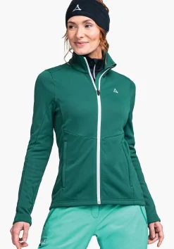 WOMEN SCHÖFFEL Skiing<Recycled and comfortable fleece jacket green