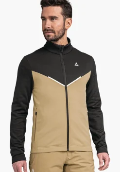 MEN SCHÖFFEL Skiing<Recycled and comfortable fleece jacket blue