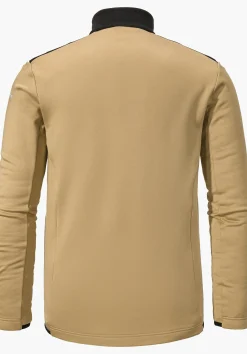 MEN SCHÖFFEL Skiing<Recycled fleece with high thermal performance beige