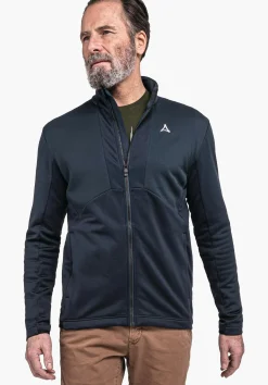 MEN SCHÖFFEL Skiing<Recycled fleece with high thermal performance beige