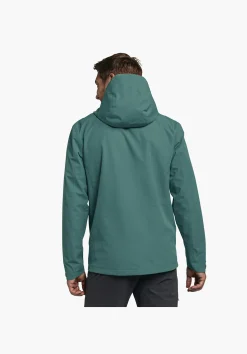 MEN SCHÖFFEL Trek & Hike|Outdoor Jackets<Robust, wind- and waterproof rain jacket grün