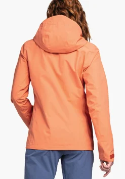 WOMEN SCHÖFFEL Trek & Hike|Outdoor Jackets<Robust, wind- and waterproof rain jacket red