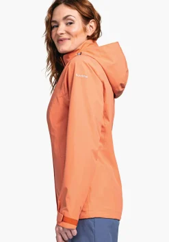 WOMEN SCHÖFFEL Trek & Hike|Outdoor Jackets<Robust, wind- and waterproof rain jacket red