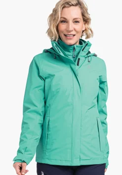 WOMEN SCHÖFFEL Trek & Hike|Outdoor Jackets<Robust, wind- and waterproof rain jacket red