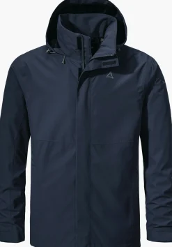 MEN SCHÖFFEL Trek & Hike|Outdoor Jackets<Robust, wind- and waterproof rain jacket grün