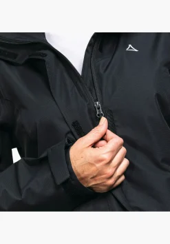 WOMEN SCHÖFFEL Trek & Hike|Outdoor Jackets<Robust, wind- and waterproof rain jacket red