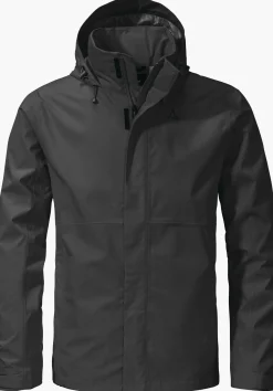 MEN SCHÖFFEL Trek & Hike|Outdoor Jackets<Robust, wind- and waterproof rain jacket grün
