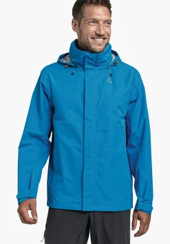 MEN SCHÖFFEL Trek & Hike|Outdoor Jackets<Robust, wind- and waterproof rain jacket grün