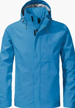 MEN SCHÖFFEL Trek & Hike|Outdoor Jackets<Robust, wind- and waterproof rain jacket grün