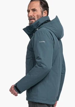 MEN SCHÖFFEL Trek & Hike|Outdoor Jackets<Robust, wind- and waterproof rain jacket grün
