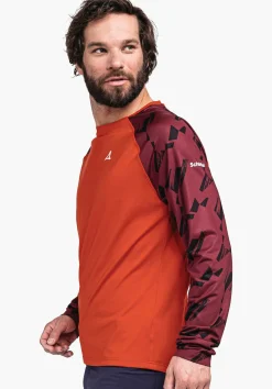 MEN SCHÖFFEL Bike<Shirt with good moisture transport red