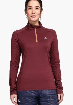 WOMEN SCHÖFFEL Ski Tour|Skiing|Mountaineering<Shirt with high moisture transport red