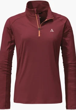 WOMEN SCHÖFFEL Ski Tour|Skiing|Mountaineering<Shirt with high moisture transport red