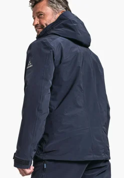 MEN SCHÖFFEL Skiing<Ski jacket with new high-tech padding blue