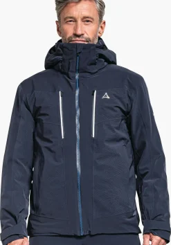 MEN SCHÖFFEL Skiing<Ski jacket with new high-tech padding blue