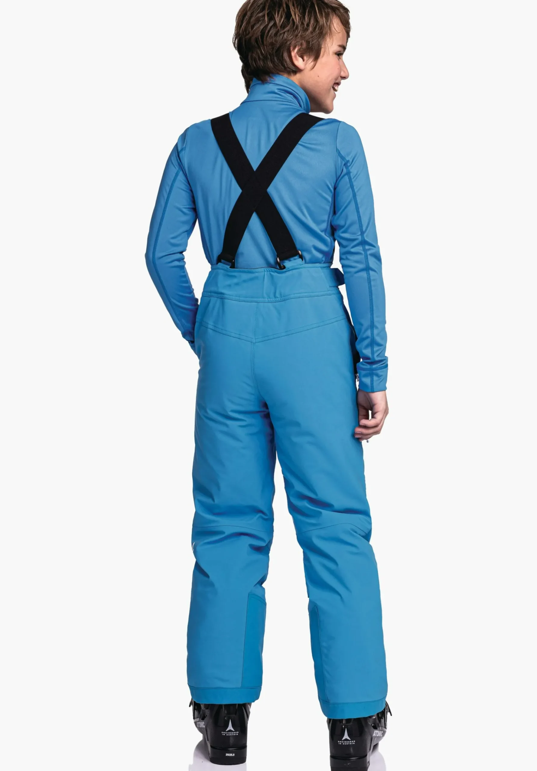 CHILDREN SCHÖFFEL Ski<Ski pants with adjustable braces orange
